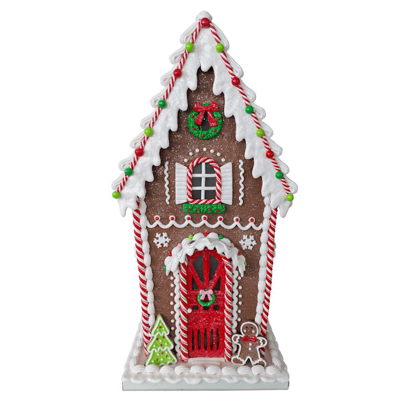 Gingerbread Lane Pre-Lit Gingerbread House, 26" | At Home