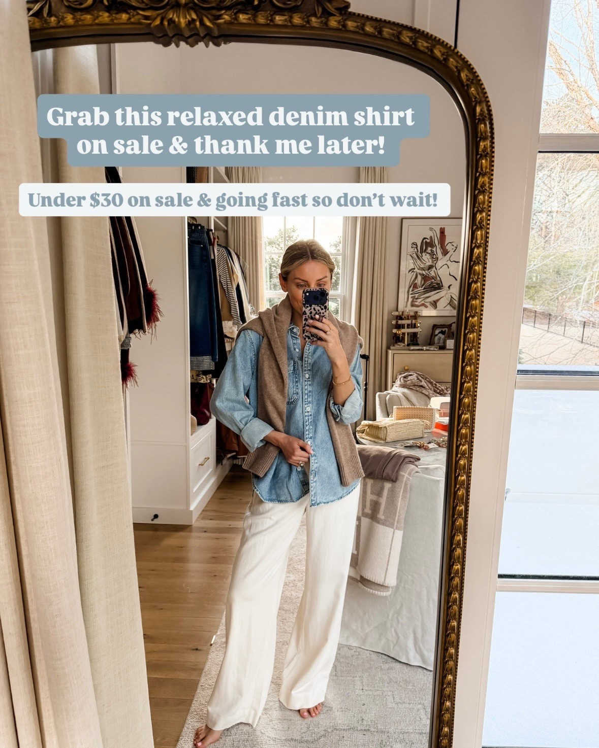 Truly the most versatile piece to add to your spring wardrobe! Grab it while it’s 25% off! Wearing M in the top & S in the pants. 

Loverly Grey, Target find, Target fashion, denim shirt, denim top, spring fashion, spring outfit ideas, sale alert 

#LTKSaleAlert #LTKspring #LTKootd