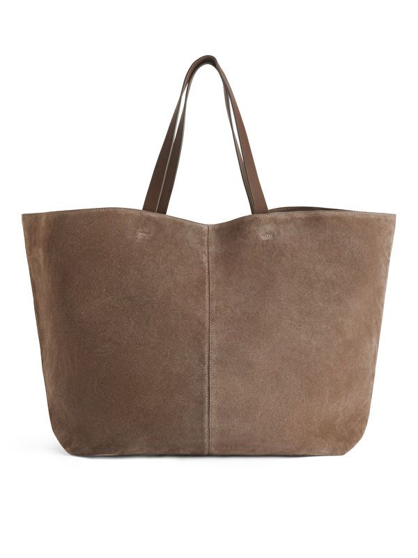 Suede Tote Bag | ARKET (US&UK)