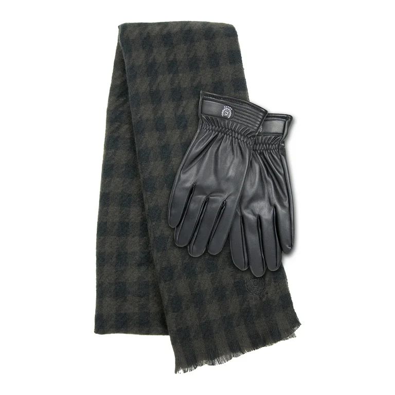 Chaps Men's Scarf and Tech Touch Glove Set | Walmart (US)