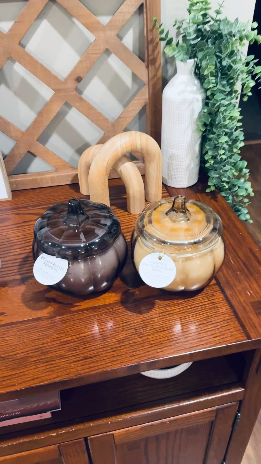 Total sucker for a fall scented pumpkin candle. 

 