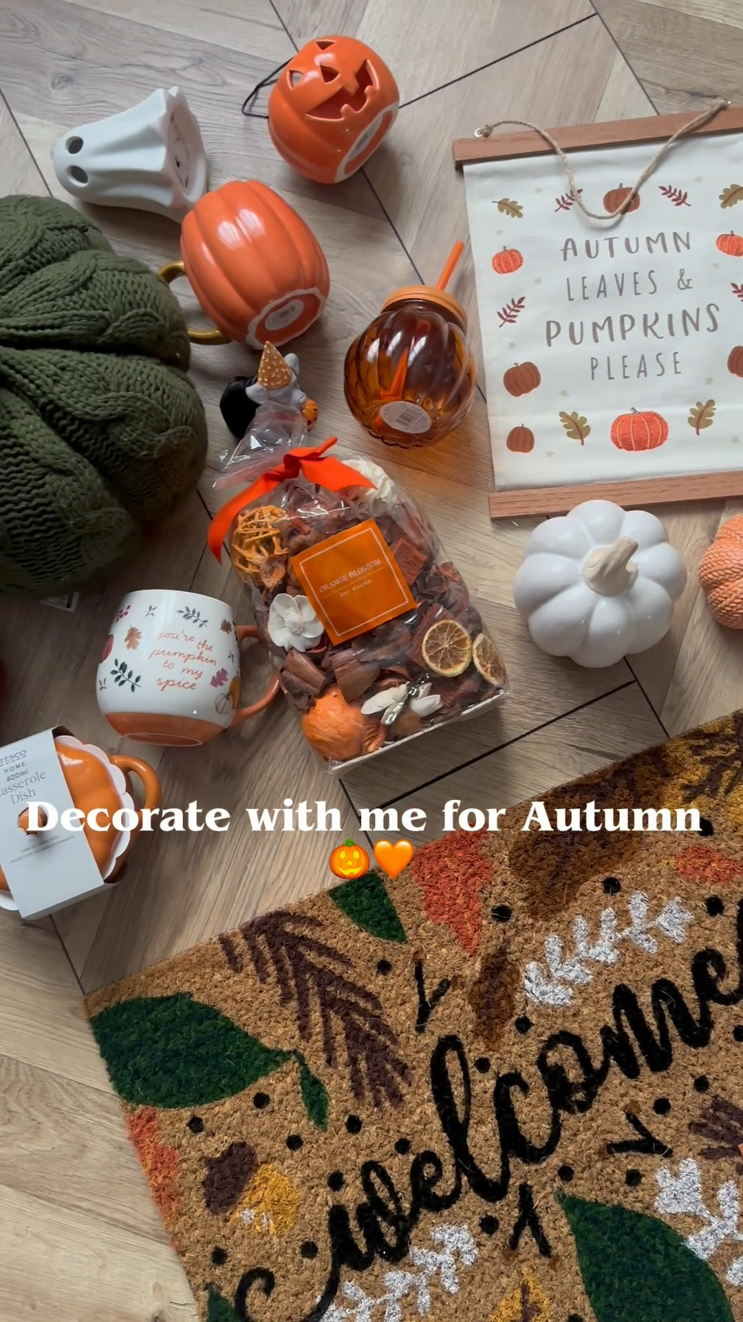 Autumn home decorations, pumpkin decor, scented candles, candles holder, pumpkin shape mug, door mat

#LTKSeasonal #LTKhome #LTKHalloween