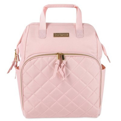 Baby Essentials Diaper Bag - Pink: Stylish Backpack, Polyester Material, Solid Pattern, Spacious Design | Target