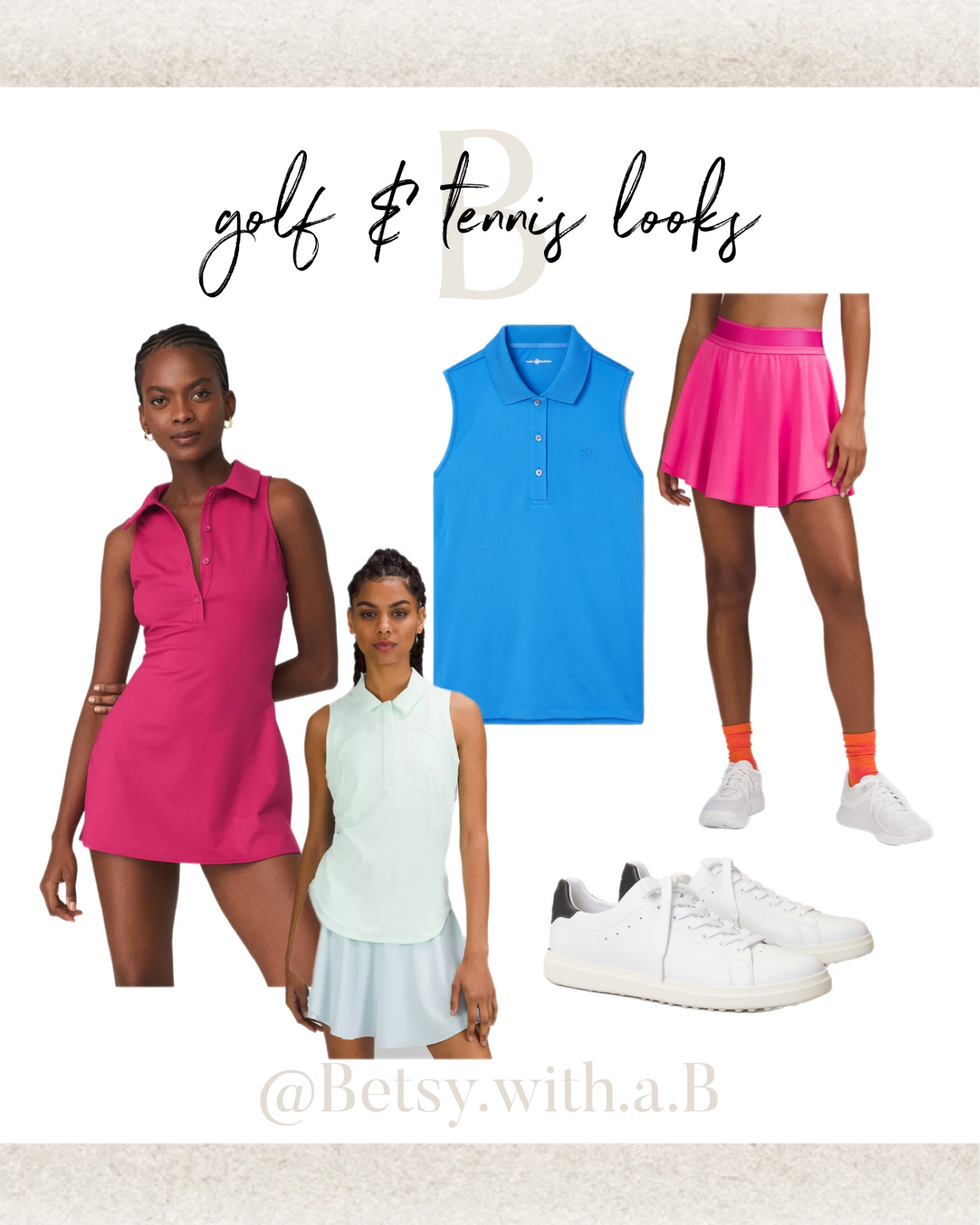 Golf & Tennis inspo while you finish watching The Masters. 


#LTKSeasonal #LTKunder100 #LTKfit