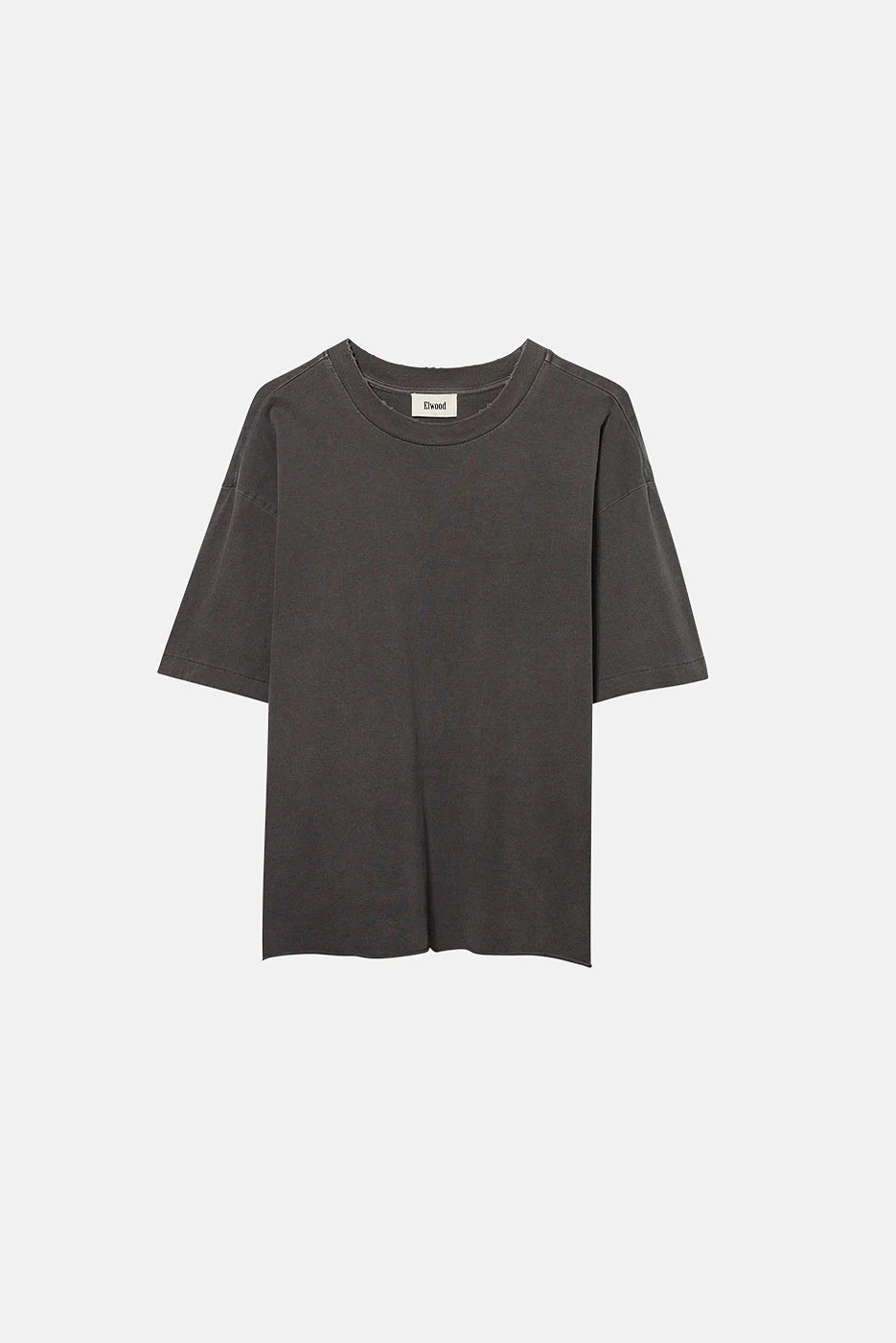OVERSIZED CROP CORE TEE VINTAGE GREY / XL | Elwood Clothing