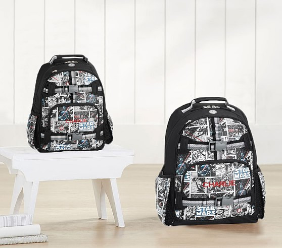Mackenzie Star Wars™ Comics Glow-in-the-dark Backpacks | Pottery Barn Kids