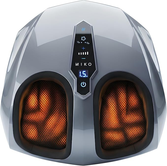 MIKO Foot Massager Machine with Deep-Kneading, Compression, Shiatsu, and Heat for Plantar Fasciit... | Amazon (US)