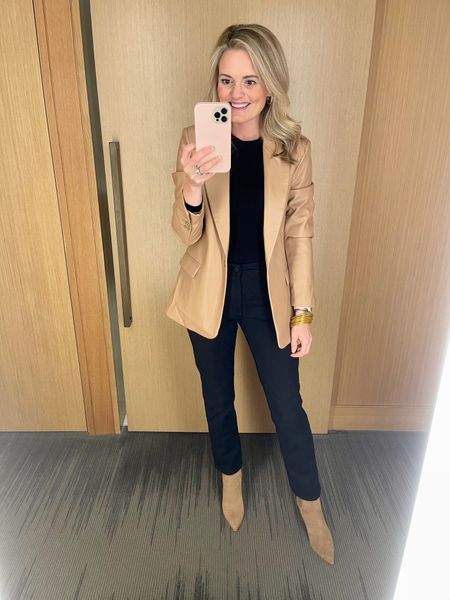 November's Amazon Try On is live on the blog! Find all my finds up to in my collection folders too. 

Love the clean lines of this blazer paired with a black outfit! 

#LTKHoliday #LTKSeasonal #LTKworkwear
