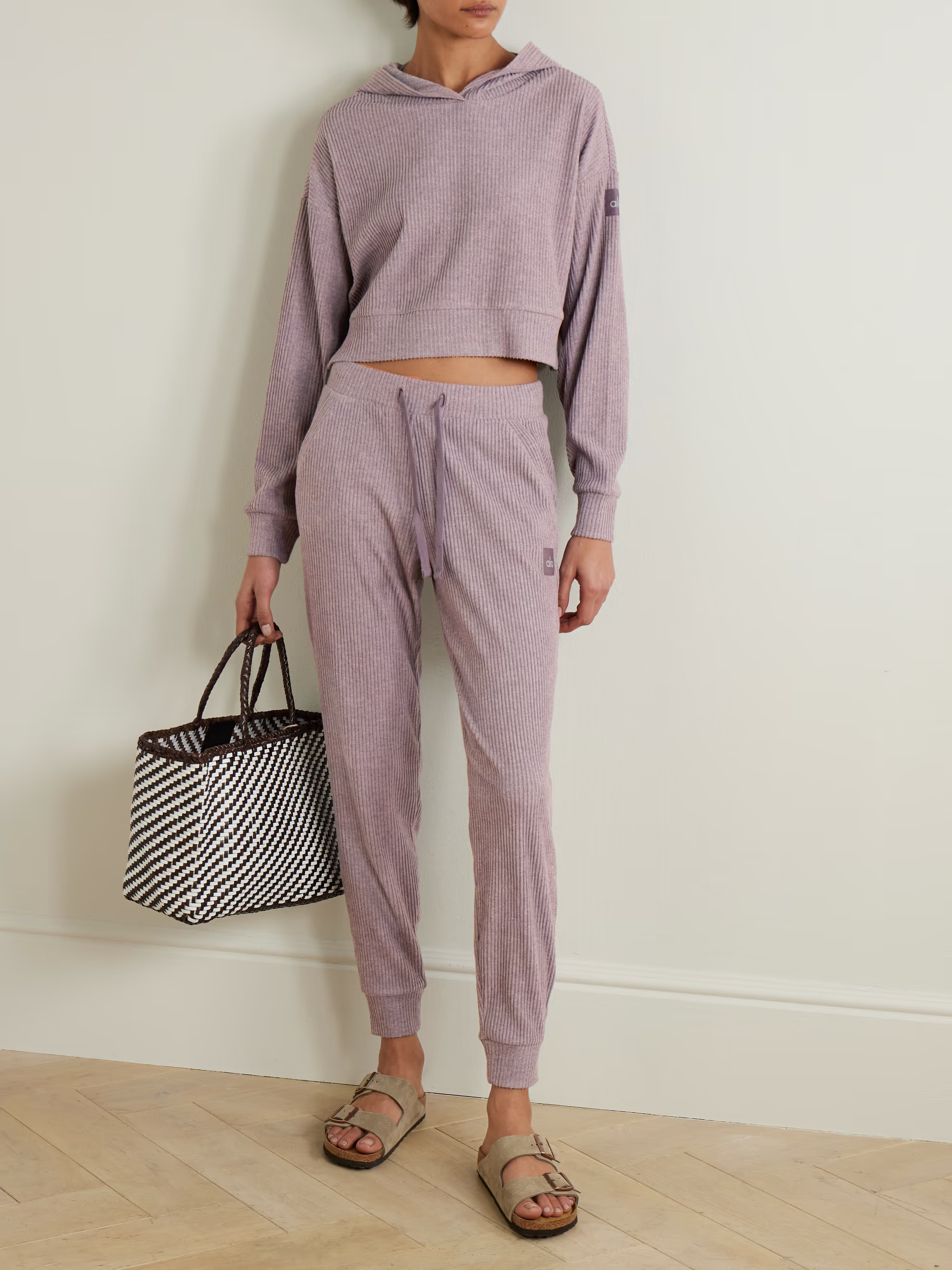 Muse brushed ribbed-jersey track pants | NET-A-PORTER (UK & EU)