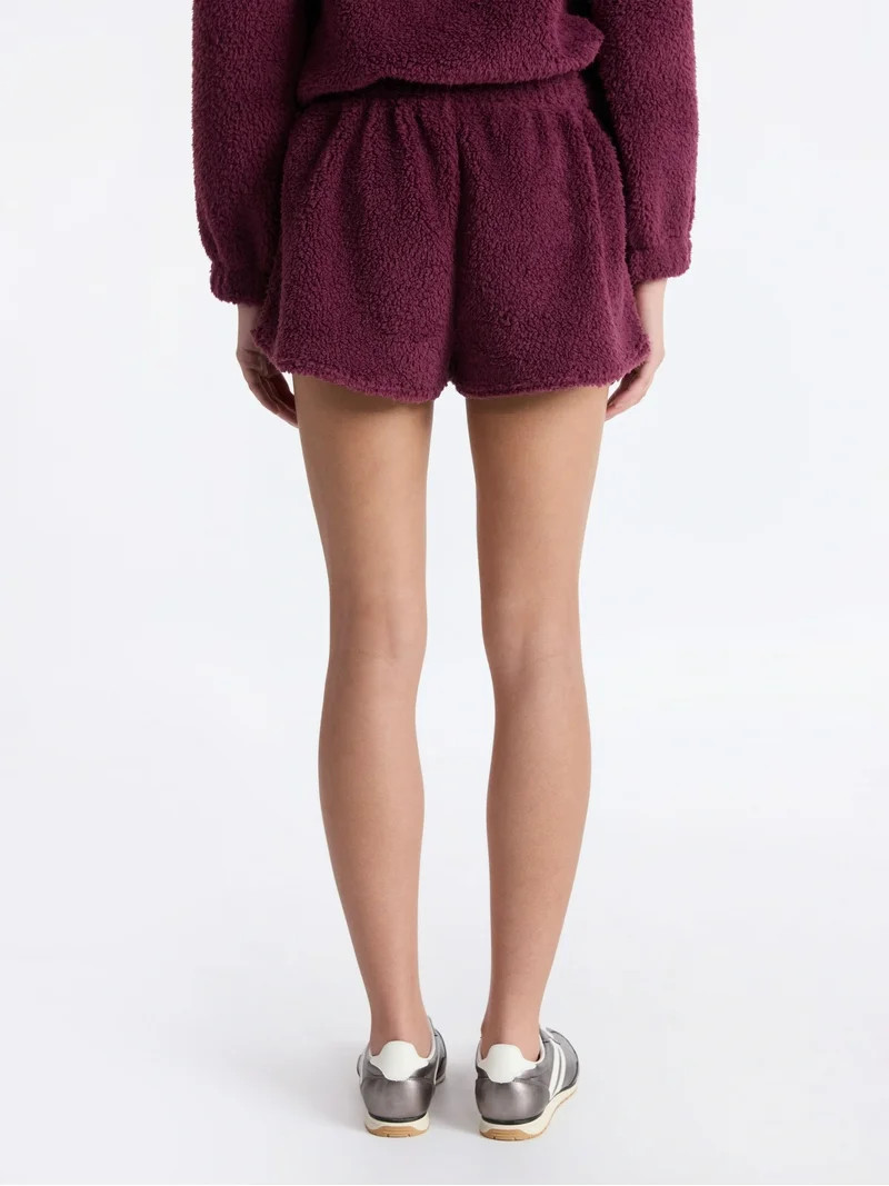 No Boundaries Plush Bungee Cord Shorts, Women's | Walmart (US)