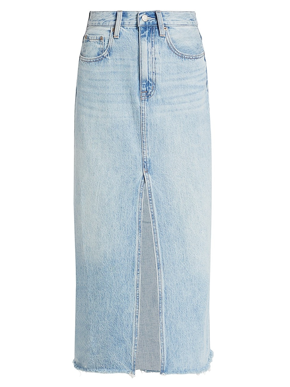 Women's Alice Denim Midi-Skirt - Brooklyn - Size 32 - Brooklyn - Size 32 | Saks Fifth Avenue