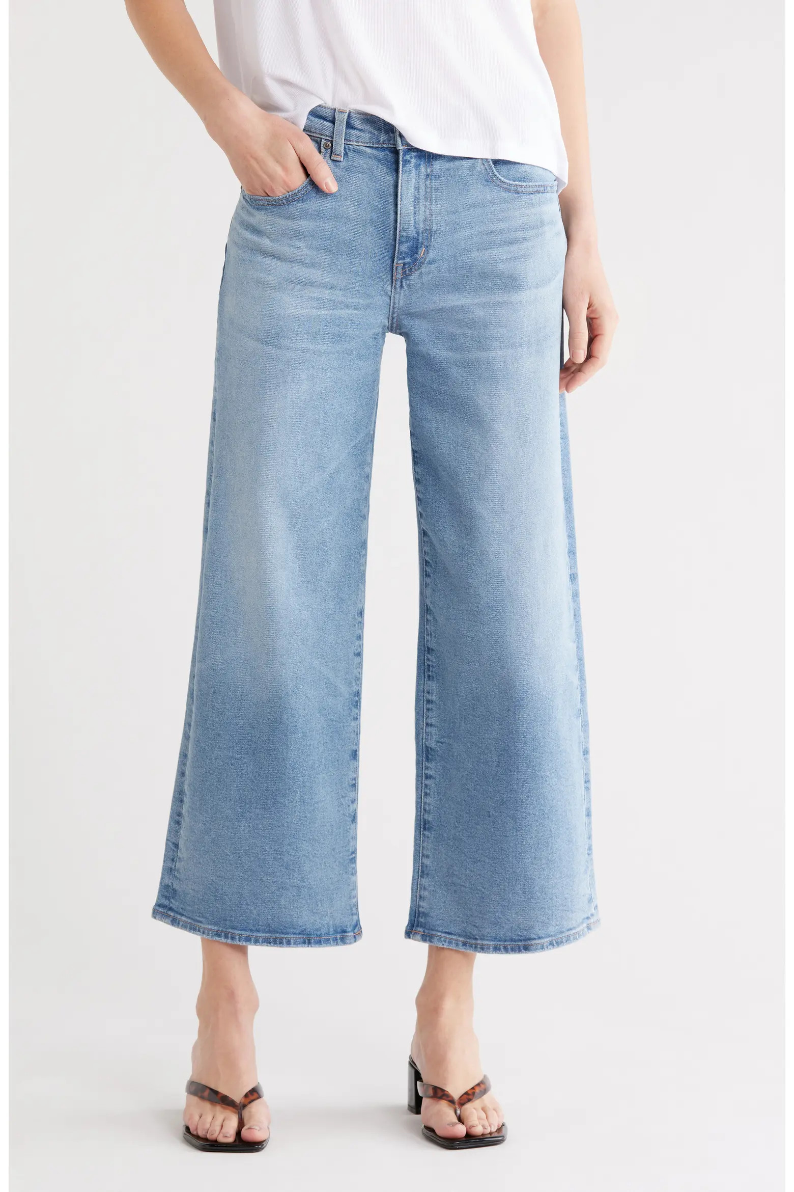 Cherise Crop Wide Leg Jeans (Women) | Nordstromrack | Nordstrom Rack