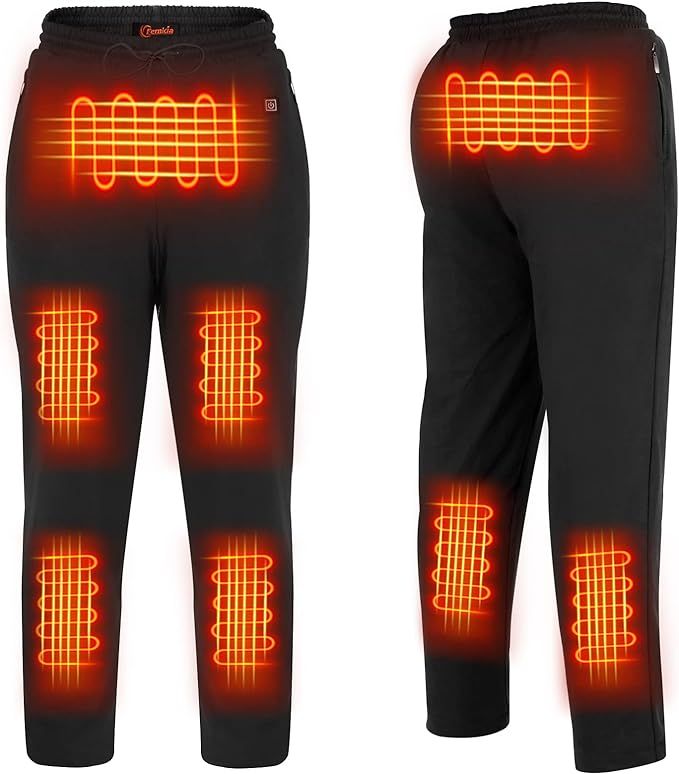 FERNIDA Heated Pants for Men Women - Electric USB 8 Zones Heating Trousers Winter Warm (5V/2A Bat... | Amazon (US)