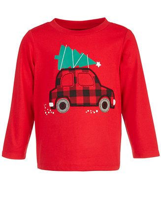 Baby Boys Holiday Car T-Shirt, Created for Macy's | Macys (US)