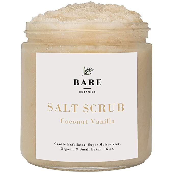 Bare Botanics Natural Body Scrub (Coconut Vanilla) – Gentle Exfoliator & Super Moisturizer | In... | Amazon (US)