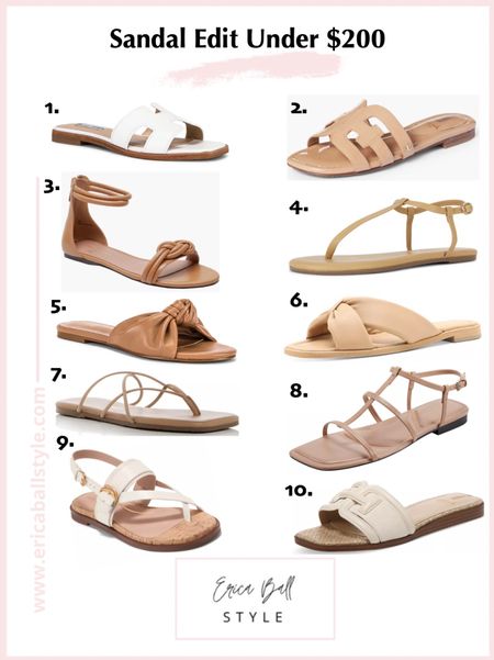 Neutral sandals under $200. 

#LTKShoeCrush #LTKFindsUnder100 #LTKSaleAlert