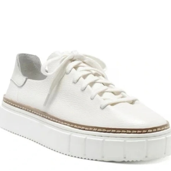 Vince Camuto Raiza White Leather Platform Sneakers | Poshmark