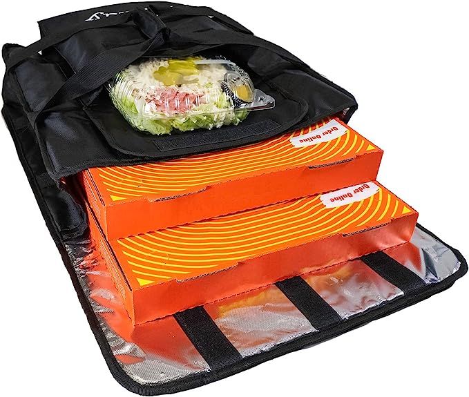 Pizza Caddy Insulated Food Delivery Bag 20-Inch by 20-Inch by 6-Inch | Amazon (US)