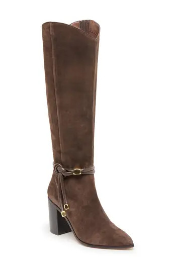 Dolce Vita Tarren Knee High Boot in Dk Brown Suede at Nordstrom Rack, Size 9 Wide Calf | Nordstrom Rack