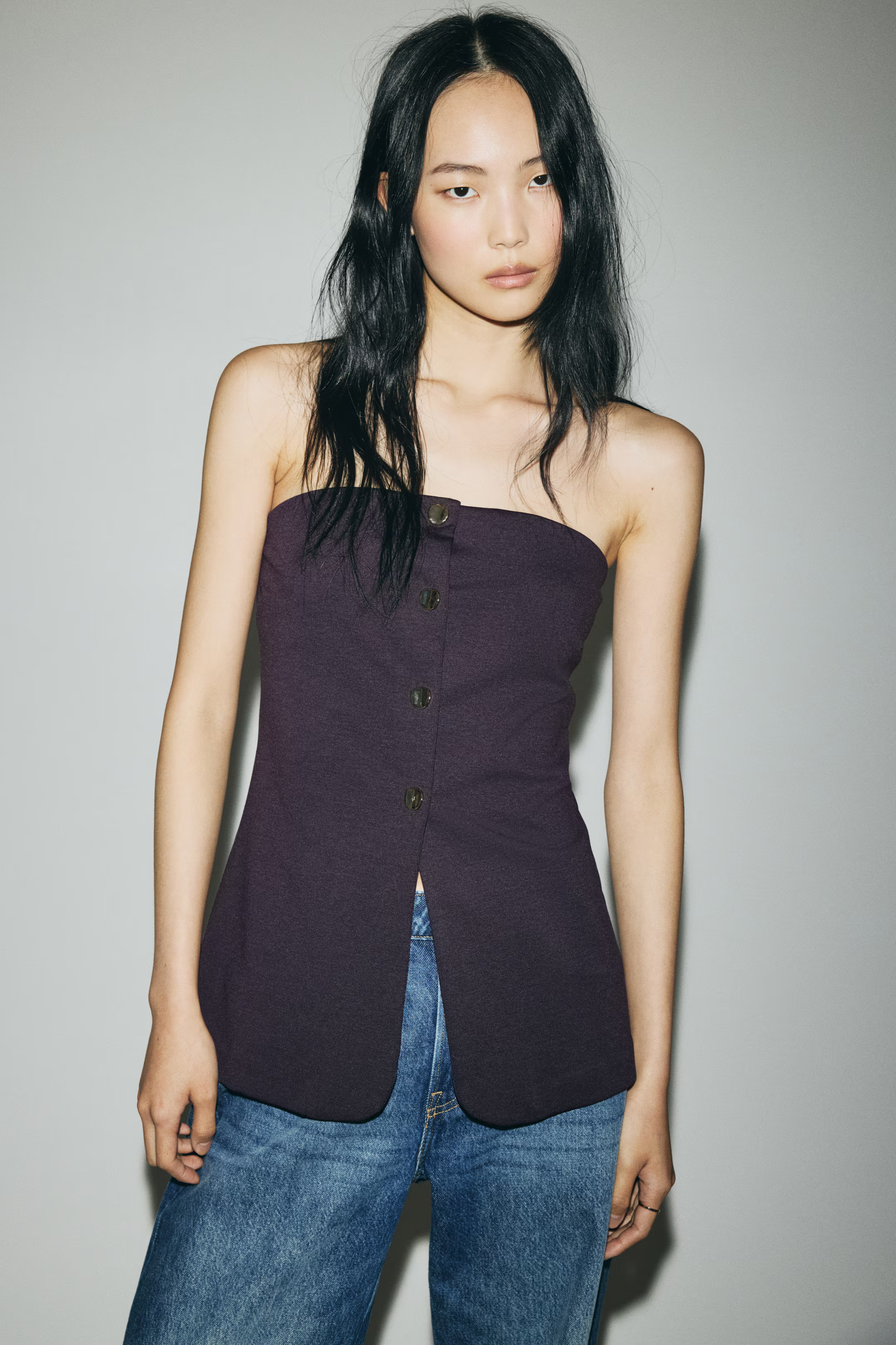 Ponte Bandeau Vest | H&M (US + CA)