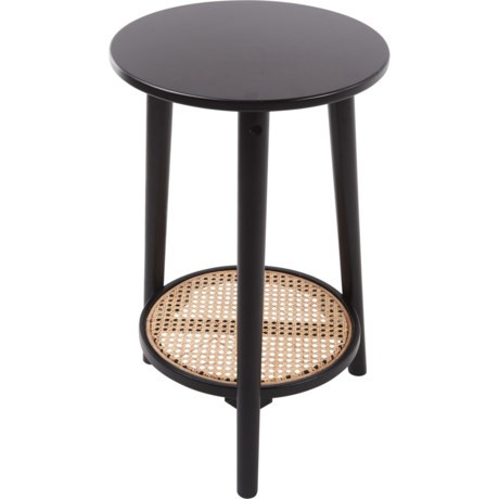 INDO09GOLD Cane Dexter Table - 24.25x15” | Sierra