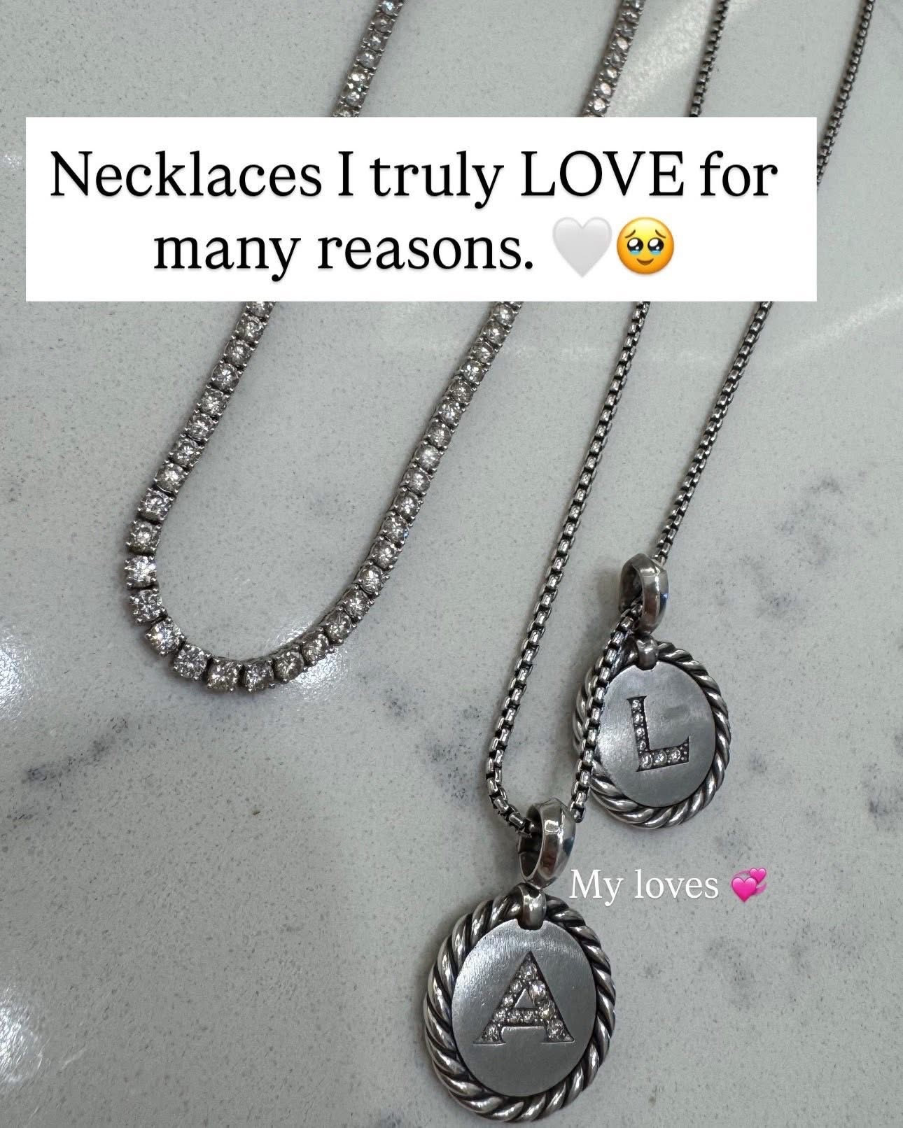 Necklaces I love and wear everyday! 

Necklace. Initial. Gifts  #LTKStyleTip

#LTKOver40 #LTKBeauty
