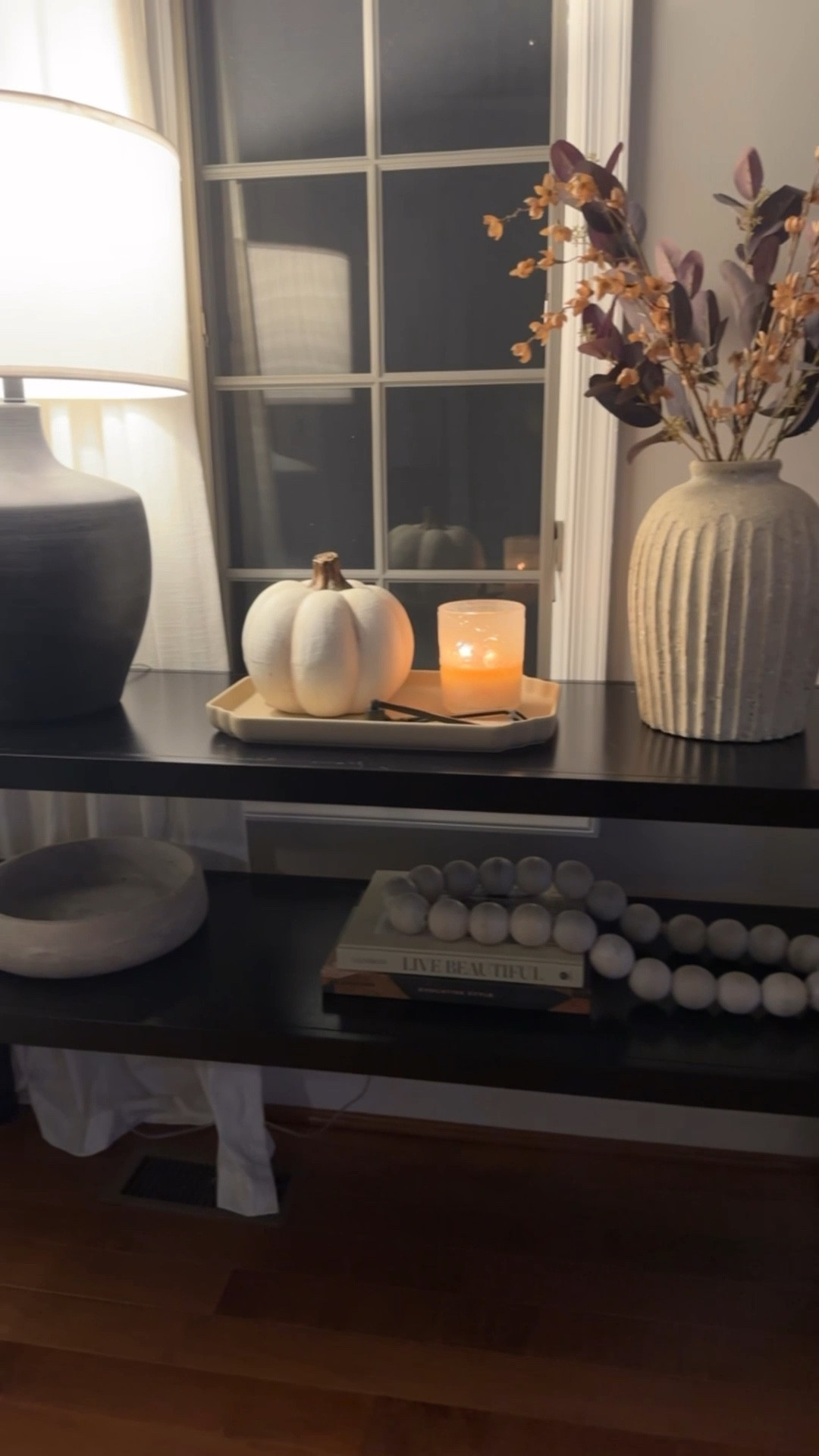 Console table styling fall decor cozy vibes

#LTKHome #LTKFindsUnder50 #LTKSeasonal