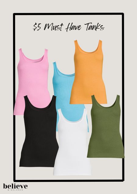 These tanks are a super steal for only $5!  They are a great wardrobe staple for an amazing price for your casual outfits year round.  These tanks are a must have at a must have price.

#LTKFind #LTKSeasonal #LTKunder50