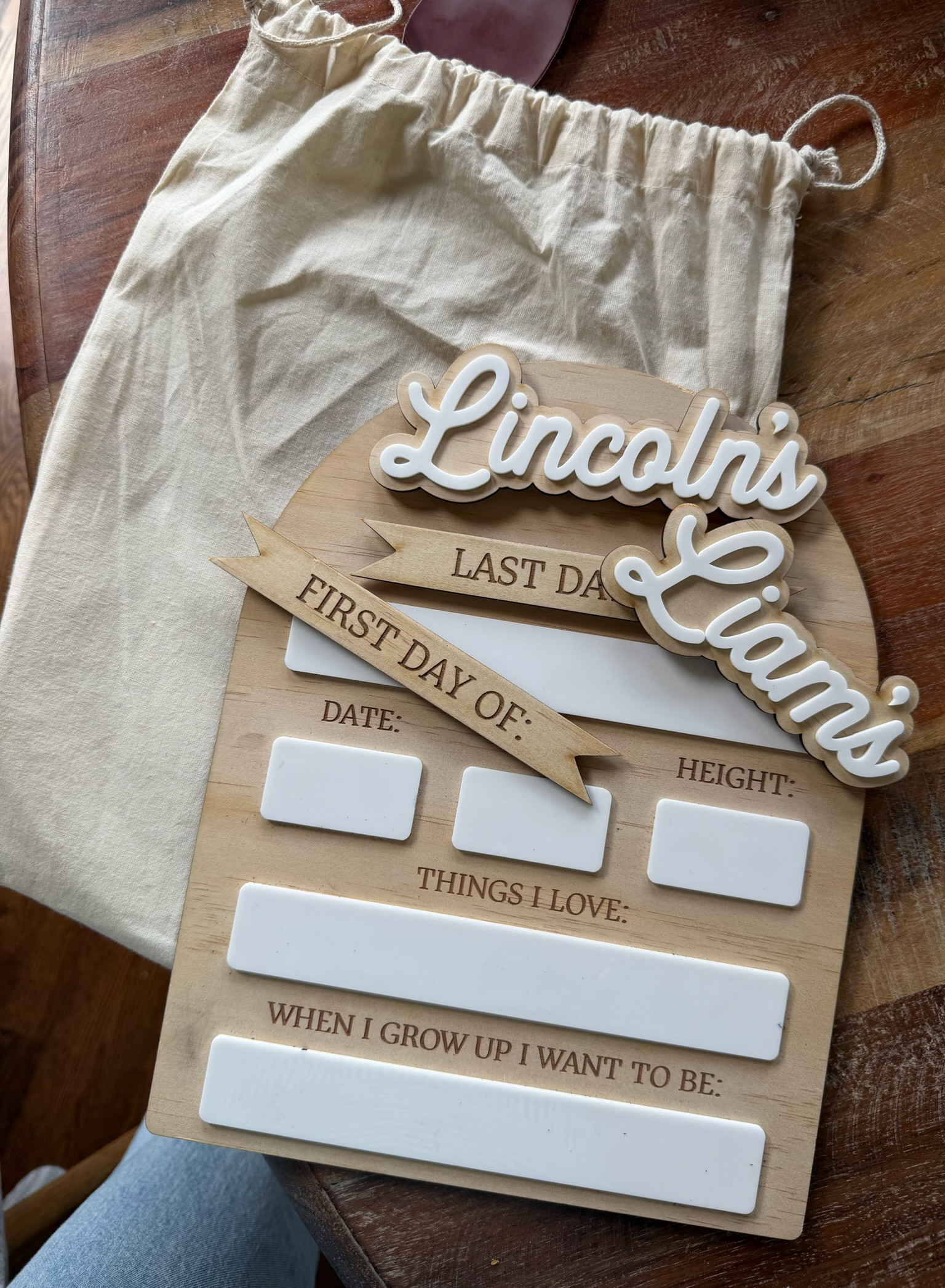 The cutest first + last day custom sign!🫶🏻

back to school | kids 

 #LTKmomlife #LTKKids