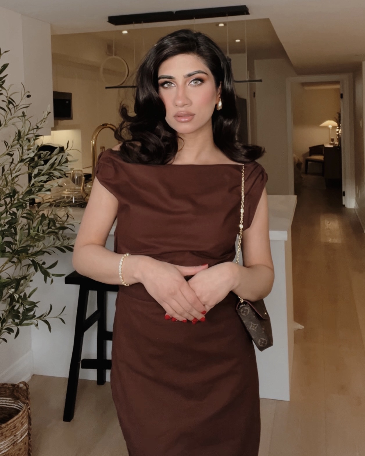 The most gorgeous brown dress ✨ 

#LTKcanada #LTKFashionMonth #LTKbeauty