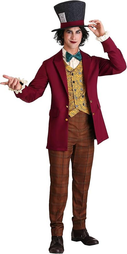 Mad Hatter Costume for Adults Men's Mad Hatter Outfit | Amazon (US)