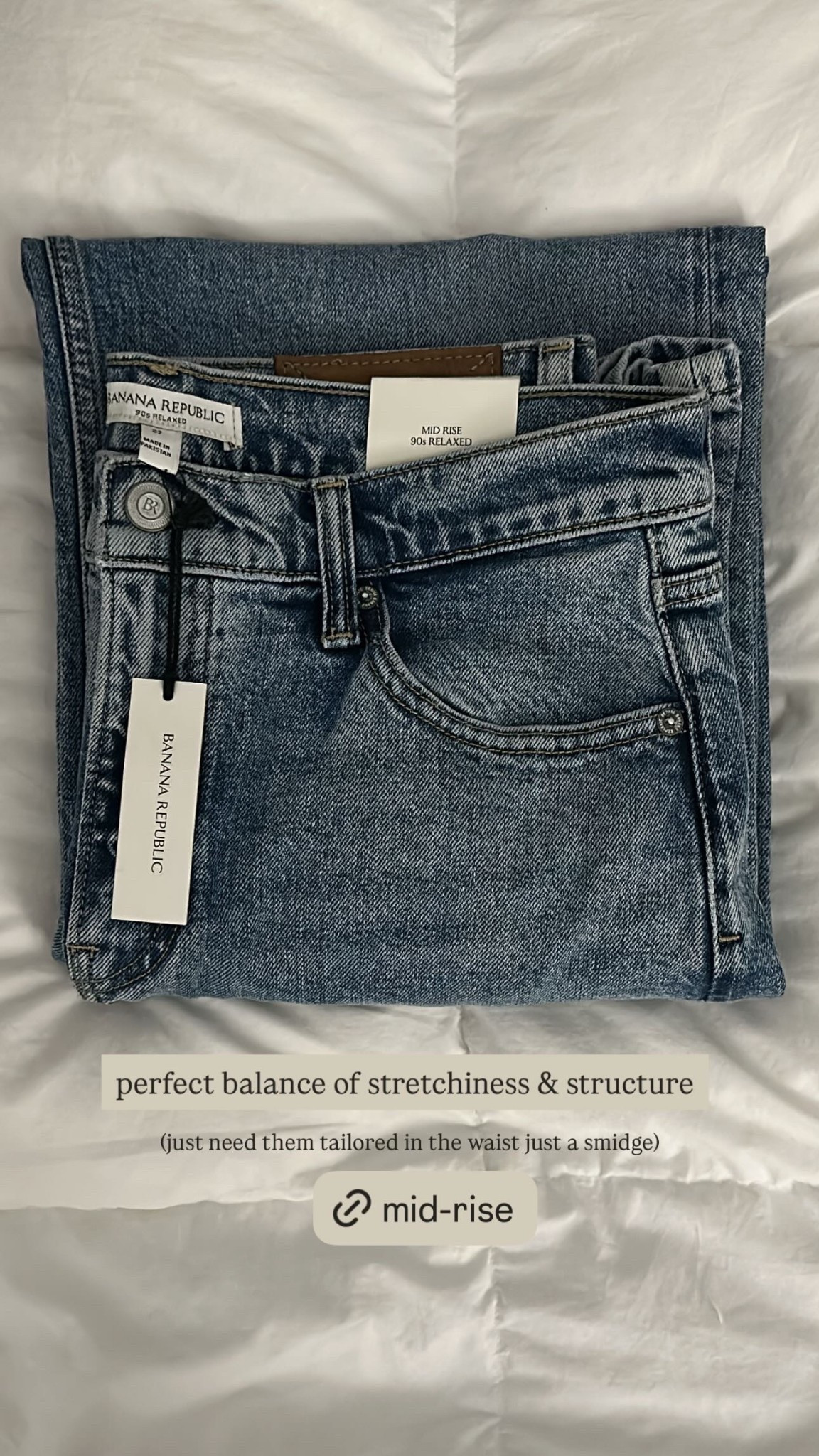 BANANA REPUBLIC

MID RISE DENIM MEDIUM WASH

#LTKGiftGuide #LTKWorkwear