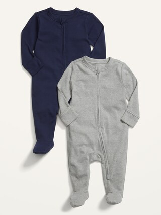 Unisex Sleep & Play One-Piece 2-Pack for Baby | Old Navy (US)