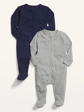 Unisex Sleep &#x26; Play One-Piece 2-Pack for Baby | Old Navy (US)