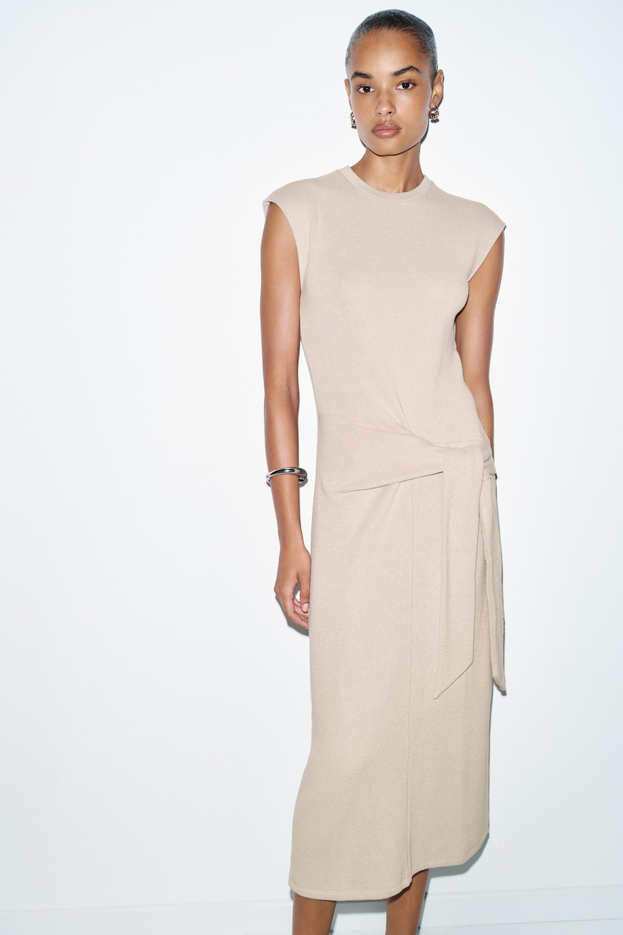 SOFT KNOTTED DRESS | Zara US