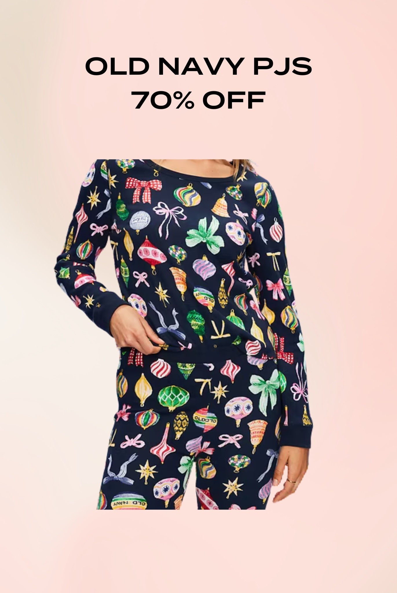Old Navy pjs 70% off today only!

#LTKHoliday #LTKGiftGuide #LTKSaleAlert
