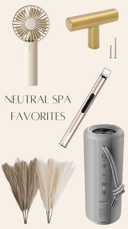 Neutral spa must have items!! 