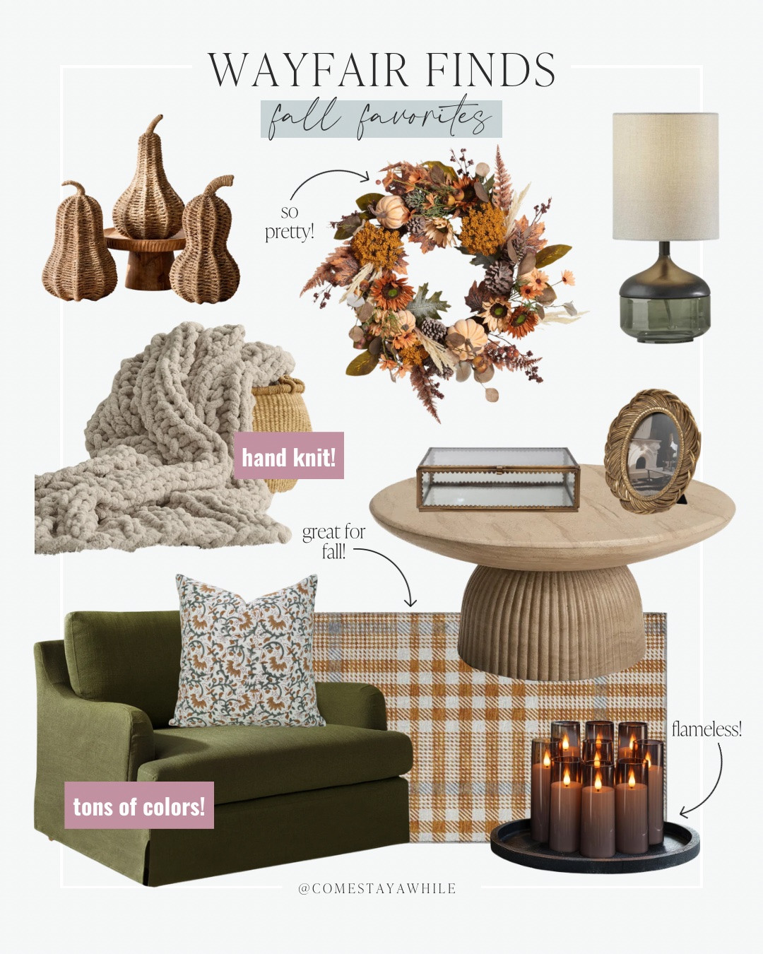 I found the cutest fall decor @Wayfair 🍂🤎

Fall Decor | Home Finds | Wayfair Home

Come Stay Awhile, Amanda Vernaci

#LTKHome #LTKSaleAlert