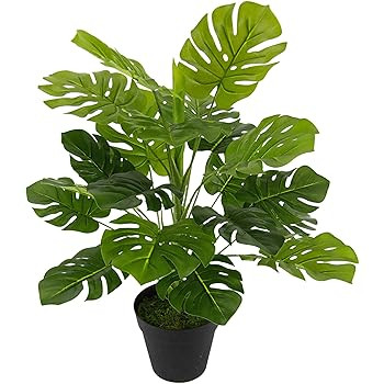 Flair Flower 020698GN Splitphilo Topf, Kunst, Seidenblumen, Real Touch, grün, Kunstpflanzen, kü... | Amazon (DE)