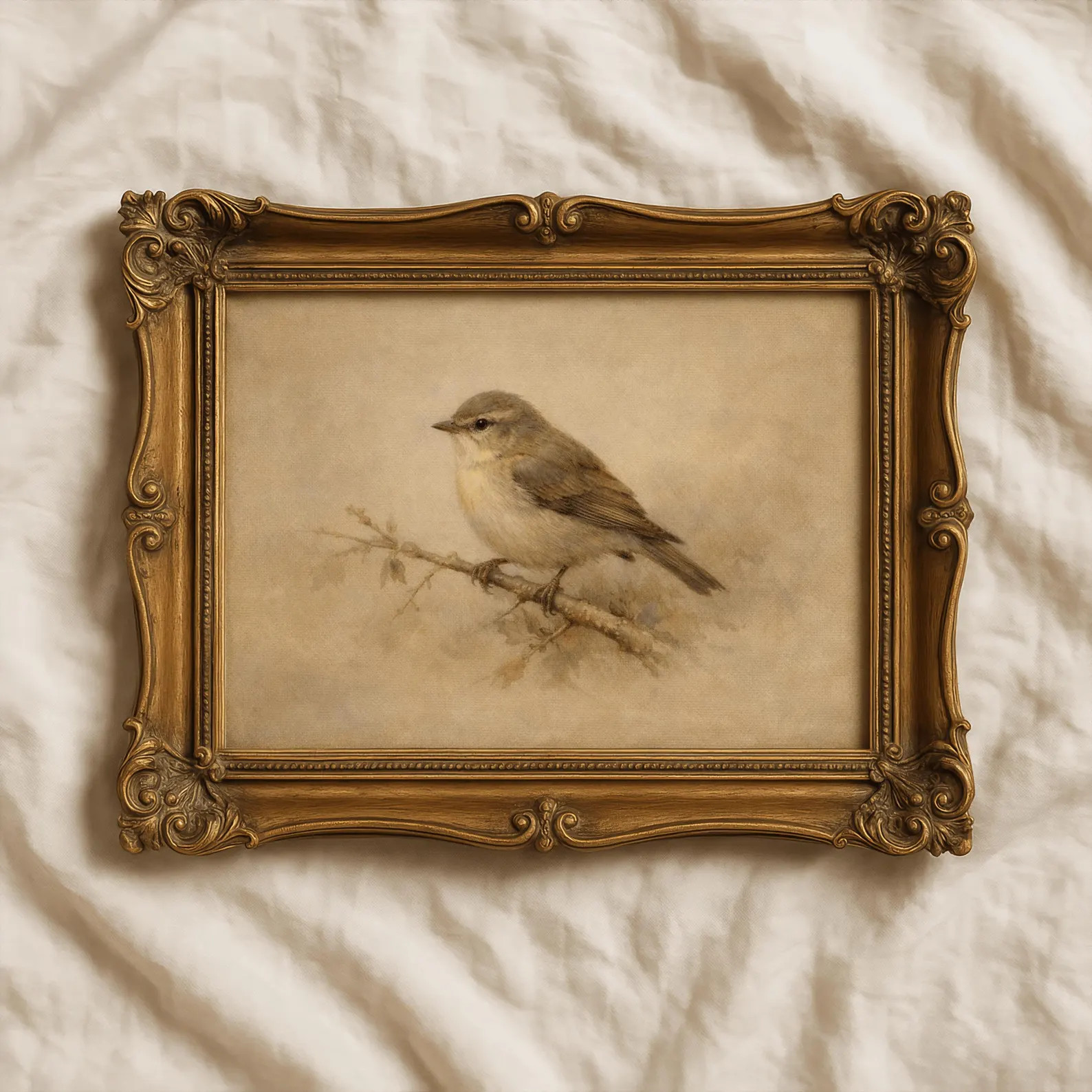 Vintage Bird Wall Art Print, Antique Nature Illustration, Cottagecore Nursery Decor, Rustic Woodl... | Etsy (Global)