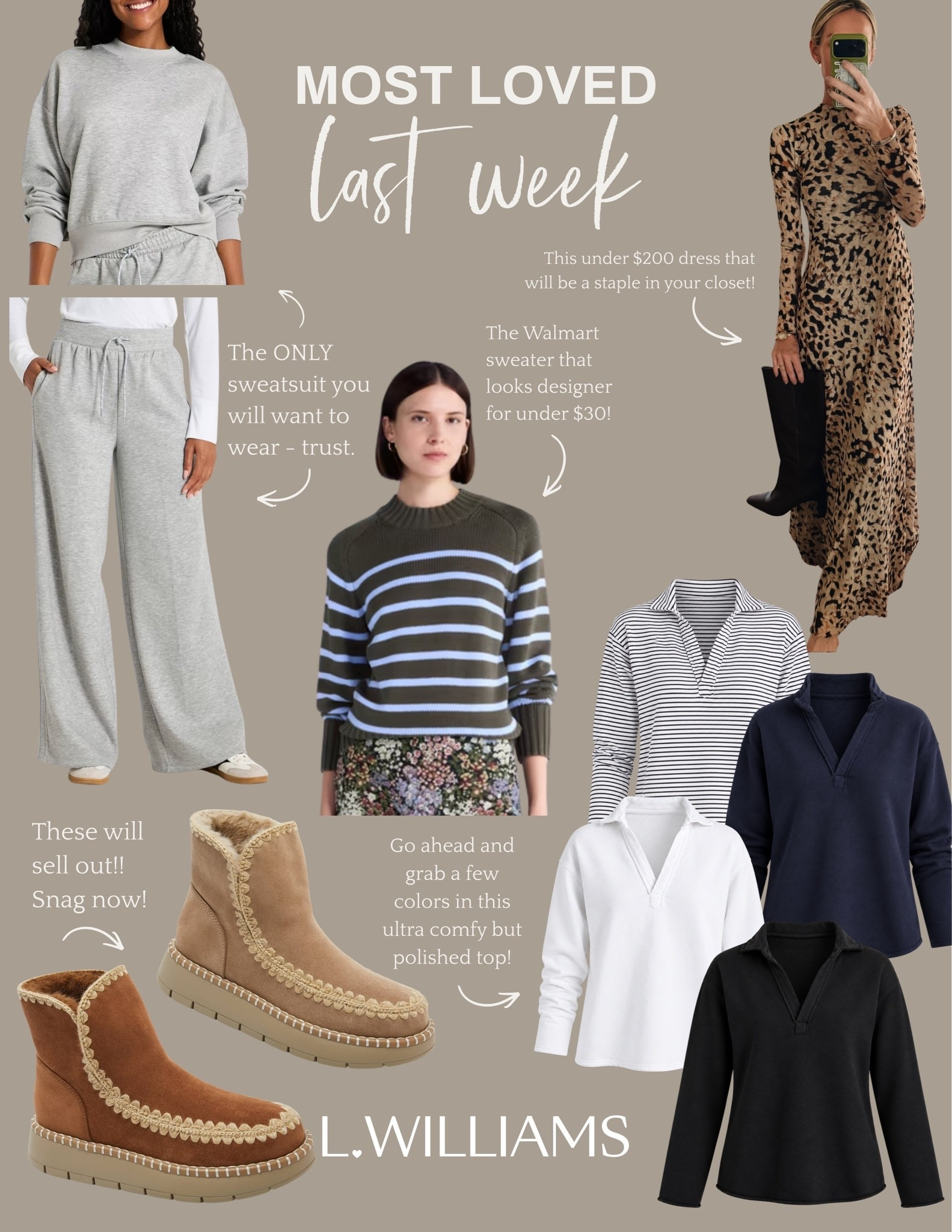 Most loved last week! Several items on sale right now 👀!