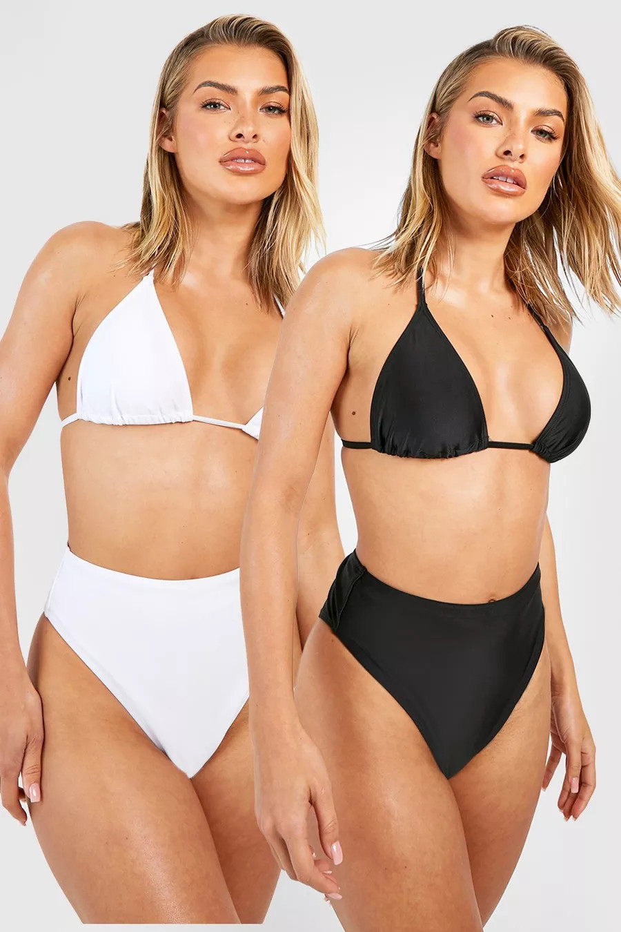 2 Pack Triangle Bikini Top | Boohoo.com (US & CA)