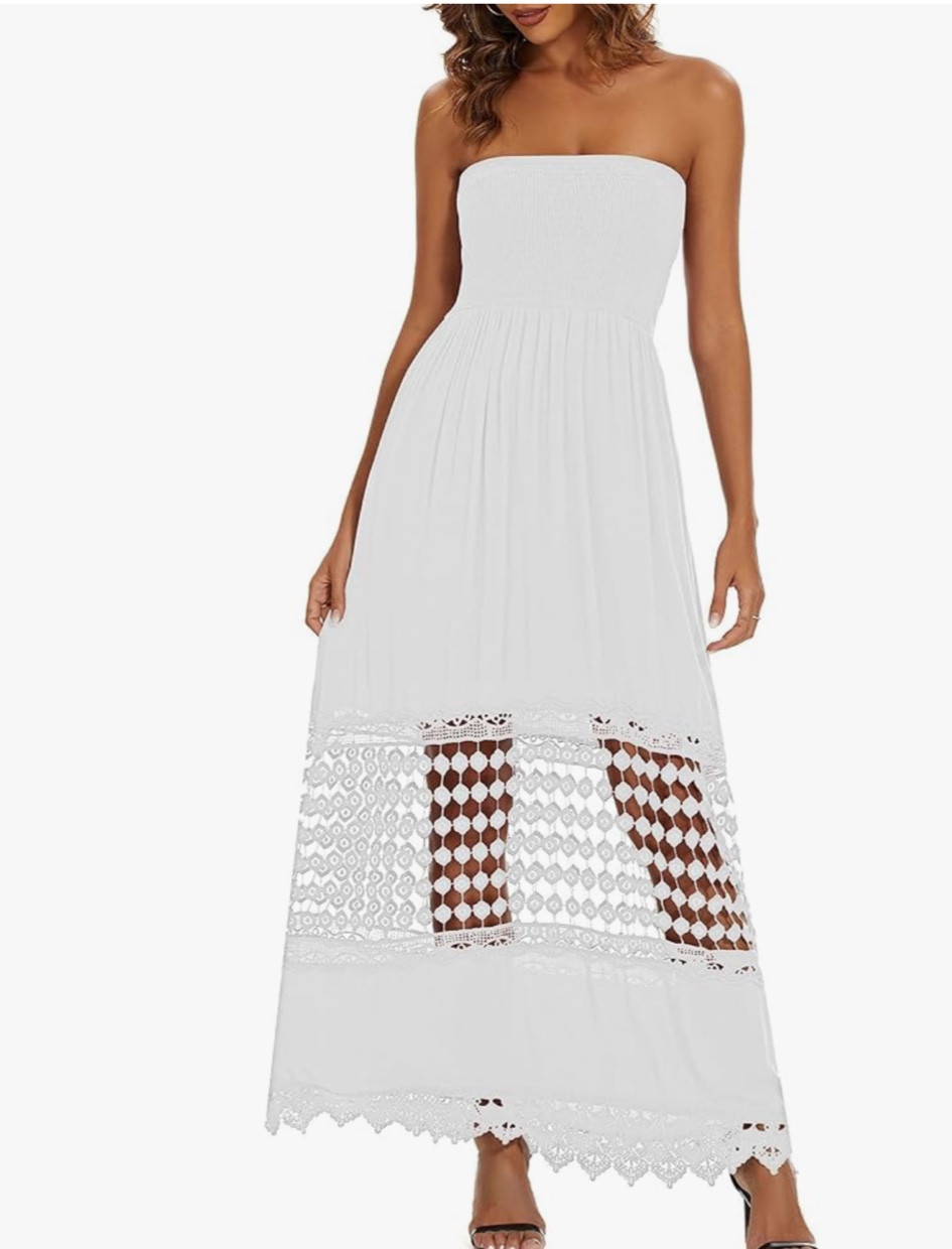Maxi Amazon Dress White 