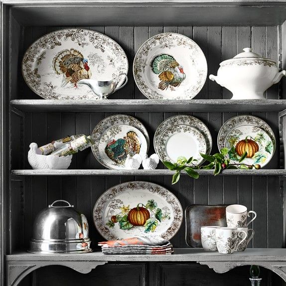 Plymouth Turkey Dinnerware Collection | Williams-Sonoma