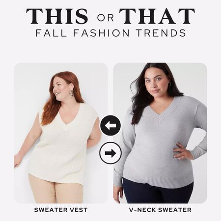 This or That: Fall Fashion Trends from Lane Bryant

#LTKstyletip #LTKSeasonal #LTKplussize