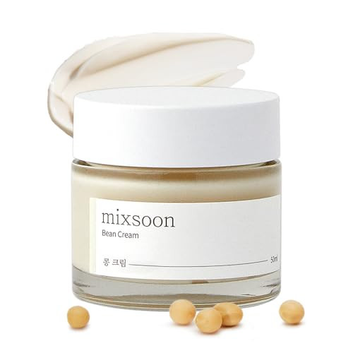 mixsoon Bean Cream - Intensive Moisture Face Cream For Smooth, Nourished Skin, Pore & Sebum Care - Korean Skincare For Glass Skin - Non-stick (1.69 fl.oz / 50ml) | Amazon (US)