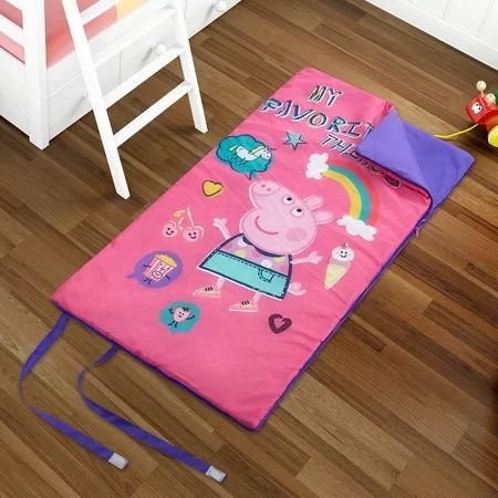 Peppa Pig Kids Slumber Bag, Machine Washable w/ Side Zipper | Walmart (US)