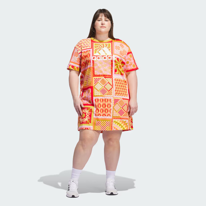 adidas x FARM Rio Slim Dress (Plus Size) | adidas (US)
