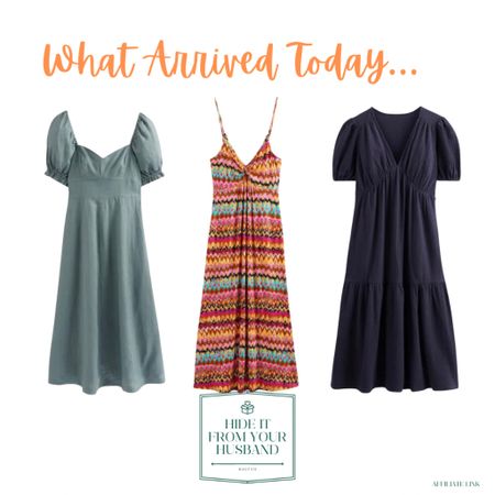 The weather is warming up and I have dresses on the brain. These three came in the mail today and while I swore I wouldn’t keep them all- I think I might 😬 The sweetheart neckline is gorgeous, the striped one is so fun with the best back, and the jersey material one is on major sale! Dress them all up with heels or down with sneakers or flats! 

#LTKunder100 #LTKstyletip #LTKsalealert