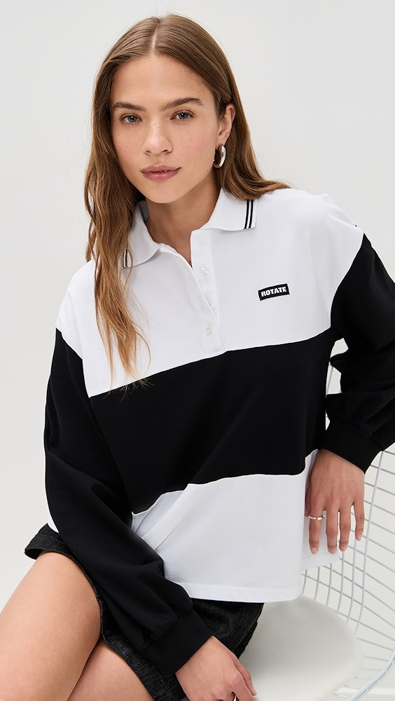 Pique Longsleeve Polo | Shopbop